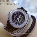 BS Bee Sister FA0280 Luxury Crystal Women White Ceramic Ladies Watch Quartz Fashion Watches Wristwatches